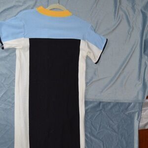 Colorblock knit Dress